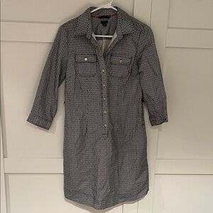 Tommy Hilfiger Women's Gray Patterned dress